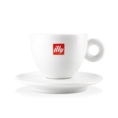 illy Cappuccino Cups with Saucer 200mL (Box of 12)