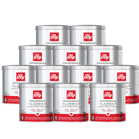 12 x illy Classico Iperespresso Capsules 21pcs 140g