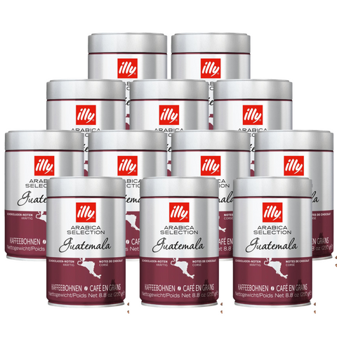 12 x illy Guatemala Coffee Beans 250g