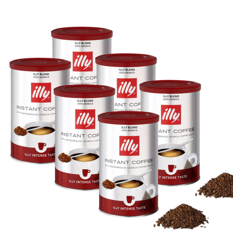 6 x illy Intense Instant Coffee 95g