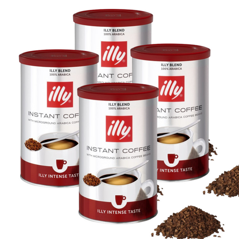 4 x illy Intense Instant Coffee 95g