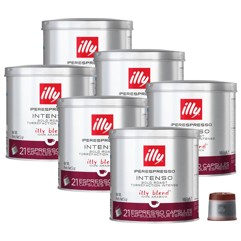 6 x illy Intenso Iperespresso Capsules 21ps 140g