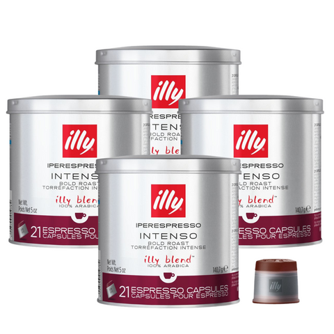4 x illy Intenso Iperespresso Capsules 21ps 140g