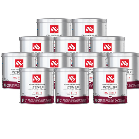 12 x illy Intenso Iperespresso Capsules 21ps 140g