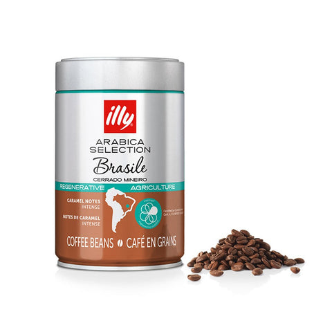 6 x illy Regnerative Brazil Arabica Selection Coffee Beans 250g