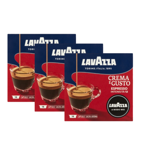 Lavazza Crema E Gusto A Modo Mio Coffee Pods 48 Pack