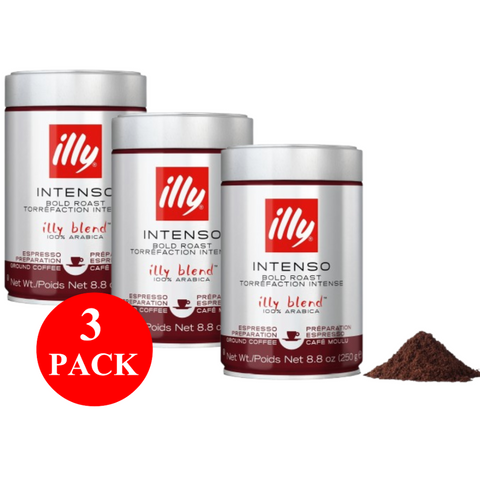  illy Intenso Espresso Ground Coffee