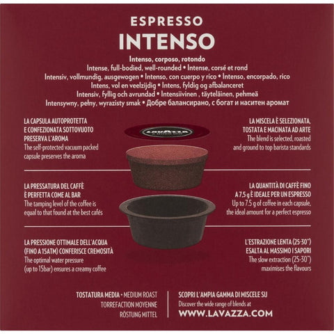 Lavazza Intenso A Modo Mio Coffee Pods 48 Pack