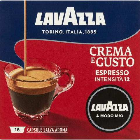 Lavazza Crema E Gusto A Modo Mio Coffee Pods 96 Pack