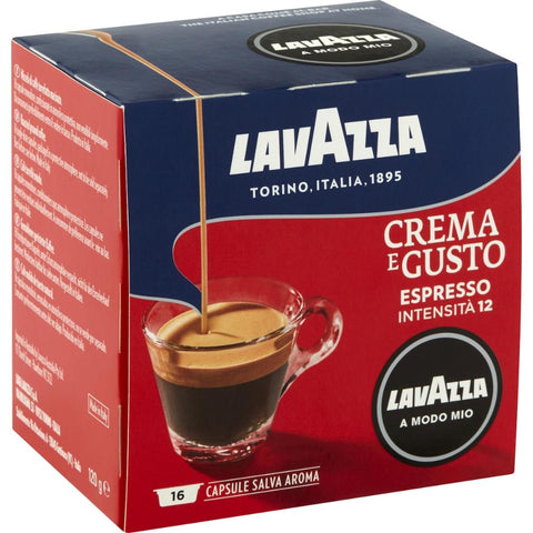 Lavazza Crema E Gusto A Modo Mio Coffee Pods 96 Pack