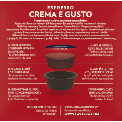 Lavazza Crema E Gusto A Modo Mio Coffee Pods 96 Pack