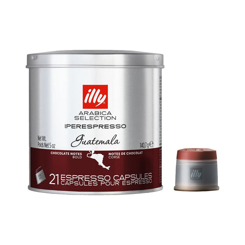 3 x illy Guatemala Capsules 21pcs 140g