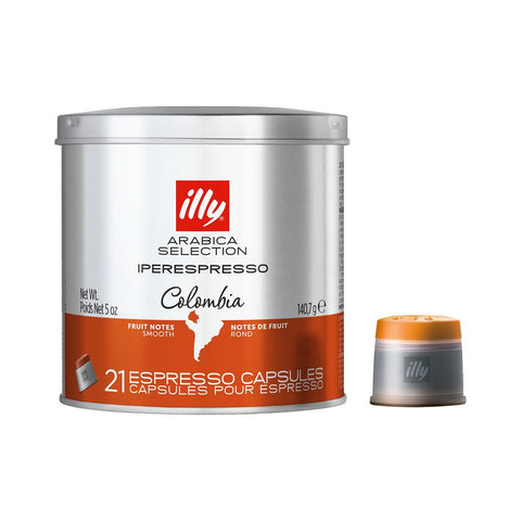 3 x illy Colombia Capsules 21pcs 140g