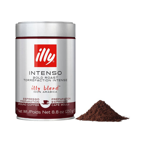6 x illy Intenso Espresso Ground Coffee 250g