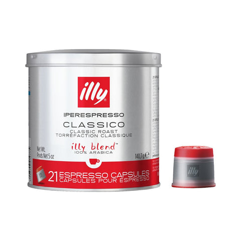 6 x illy Classico Iperespresso Capsules 21pcs 140g