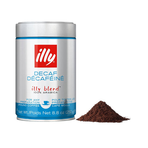 6 x illy Decaf Ground Coffee 250g