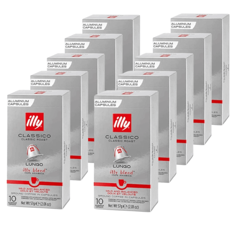 Illy Coffee Capsules Lungo Classico Espresso Capsules