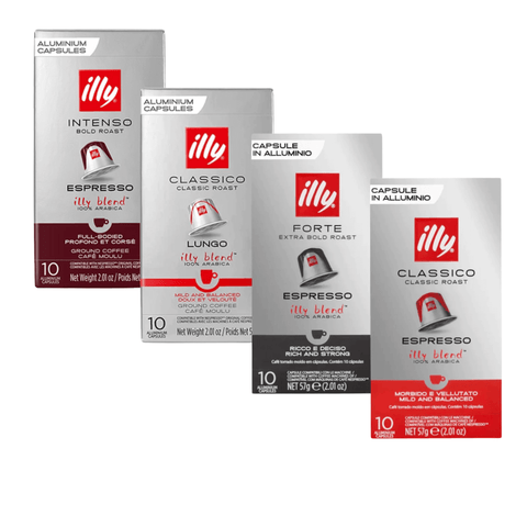 Illy Compatible Nespresso Capsules - Assorted Flavours