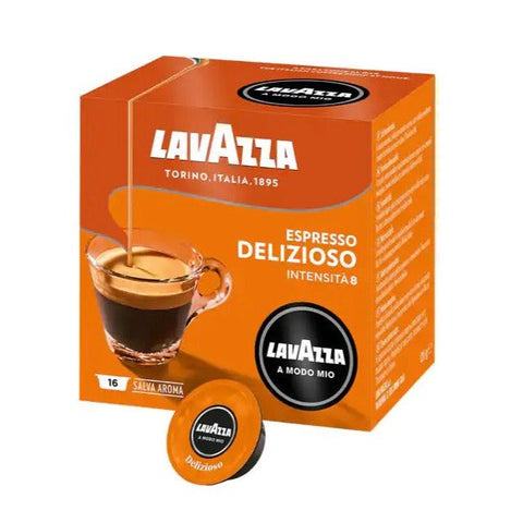 Lavazza A Modo Mio Delizioso Coffee Capsules 6 x 16 Pack 96 Pods