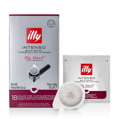 6 x illy Intenso Espresso Pods 18pcs 131g